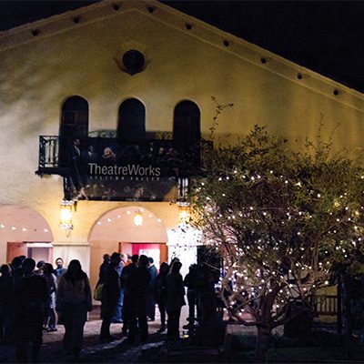 Lucie Stern Theatre at night Lucie Stern Theatre at night